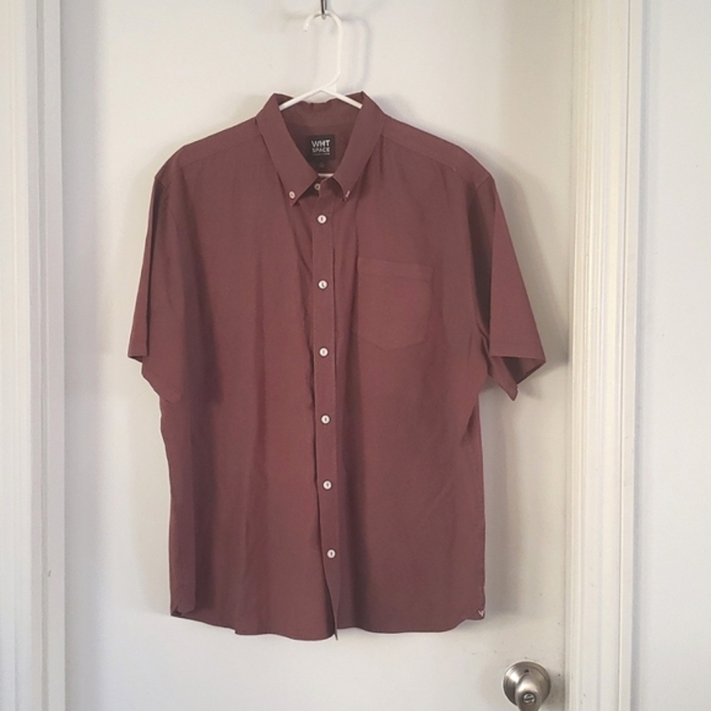 WHT Space Shaun White Short Sleeve Shirt Button Down Size XL